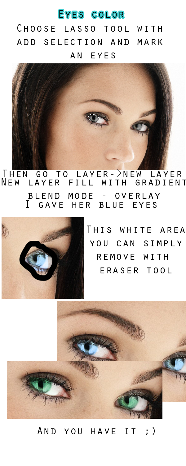 Eyes color - tutorial