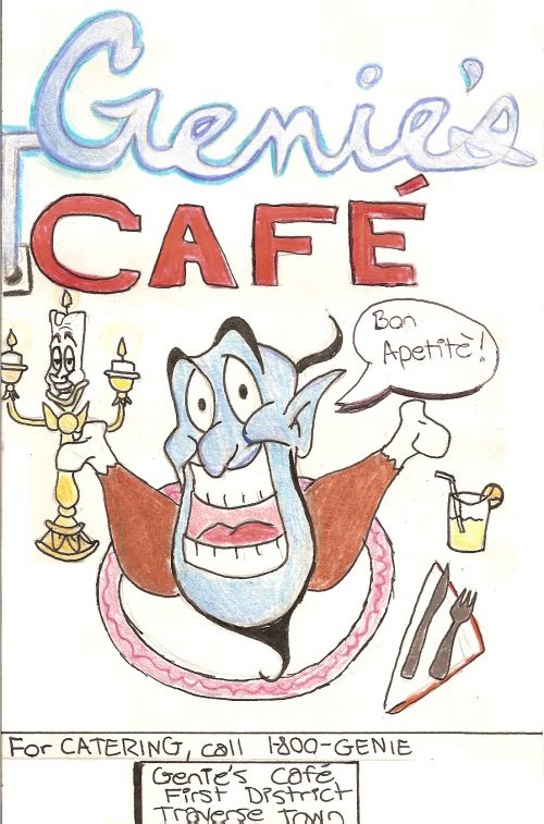 Genie's Cafe Menu