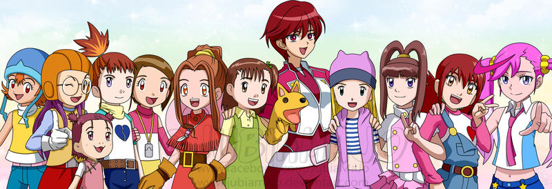 Digimon Adventure tri girls Poster by JubiaMaJo
