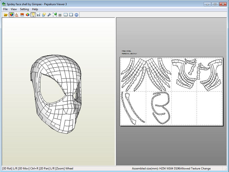 Pepakura Spiderman Face Shell By Gimpe On DeviantArt pepakura-spiderman-face-shell-by-gimpe-on-deviantart