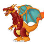 Armoured Charizard Coloured