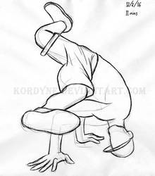 Gesture Study - Breakdancer