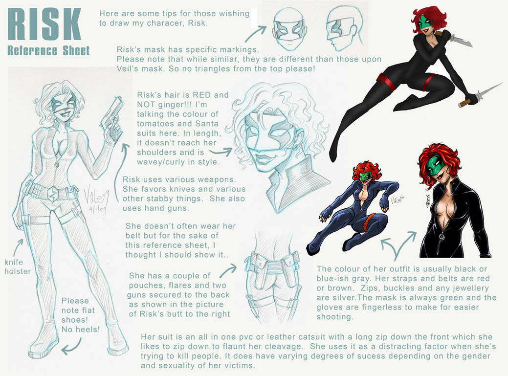 Risk Reference Sheet by angiepk on DeviantArt