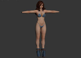 RE4 UHD - Mod Ms Stanley Denim Bikini