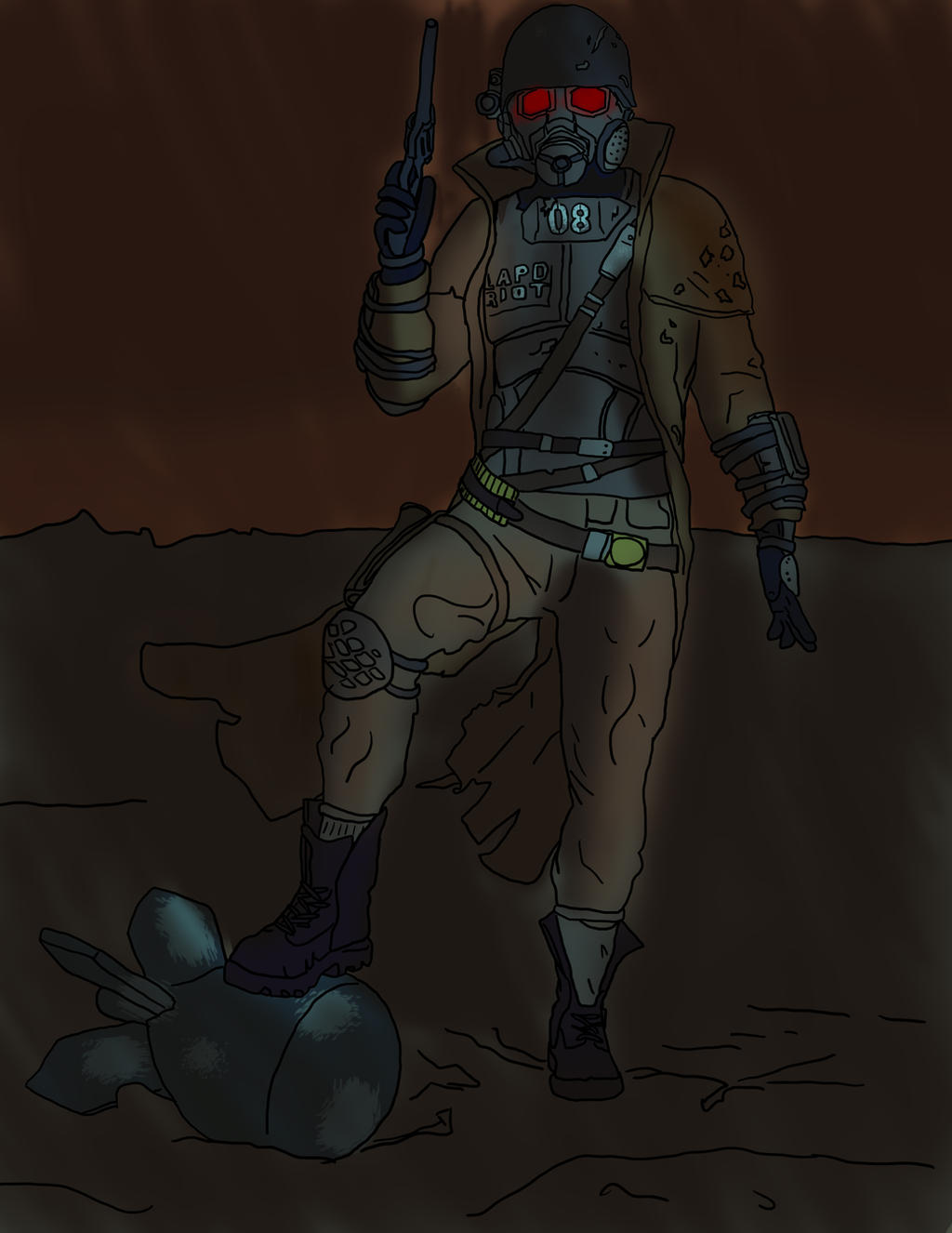 Ncr Ranger Coloring NCR Ranger by IllegalLemons on DeviantArt