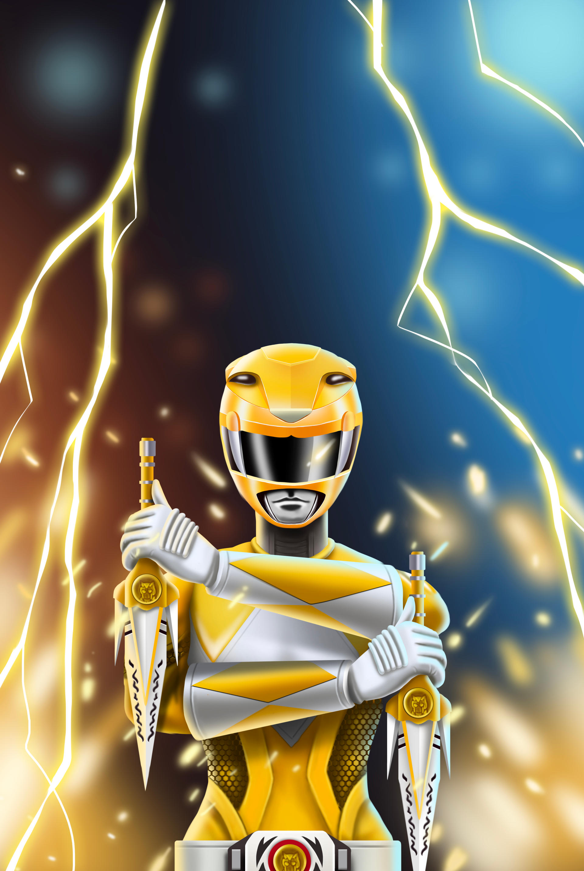 Yellow Ranger - Mighty Morphin Power Rangers by violonx on DeviantArt