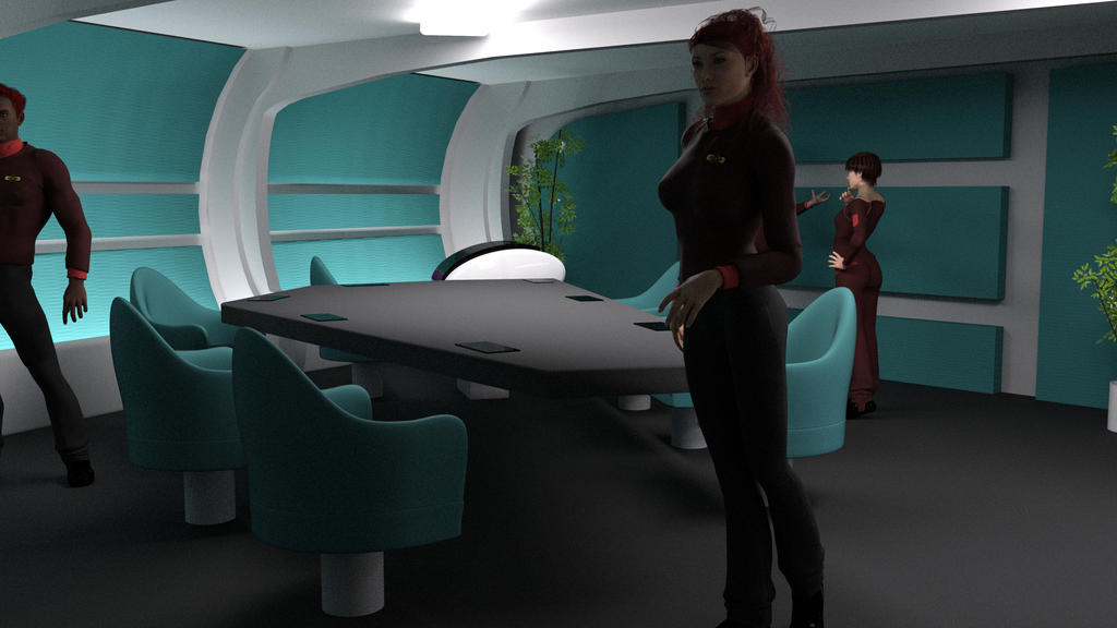 Constitution Class Refit Briefing Room Angle 1 by ashleytinger