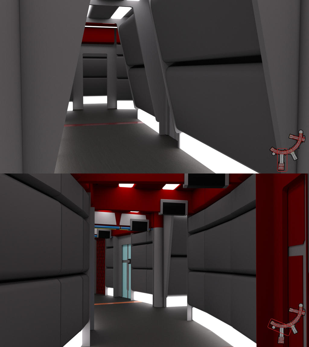 Throwback Corridor - South Section by ashleytinger