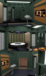 TNG Transporter Room 03 by ashleytinger