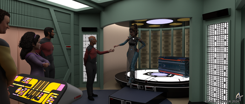 TNG Lwaxana Visit by ashleytinger