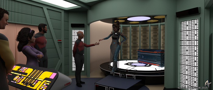 TNG Lwaxana Visit