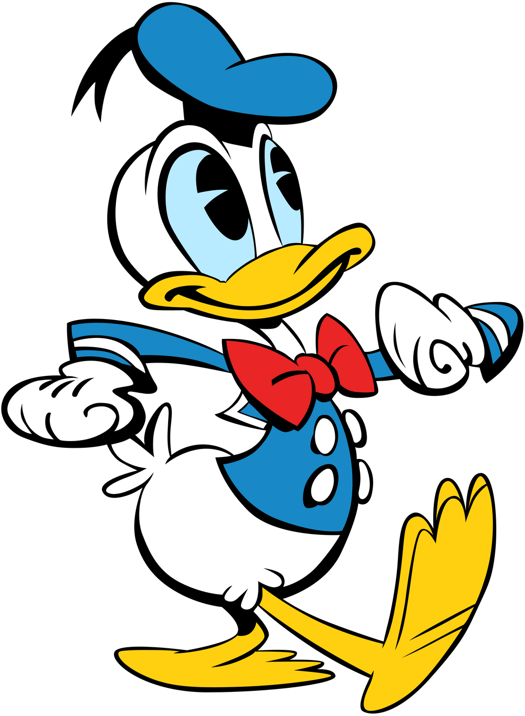 Donald Duck Cartoon Images For Drawing : Black Cute Disney Characters ...