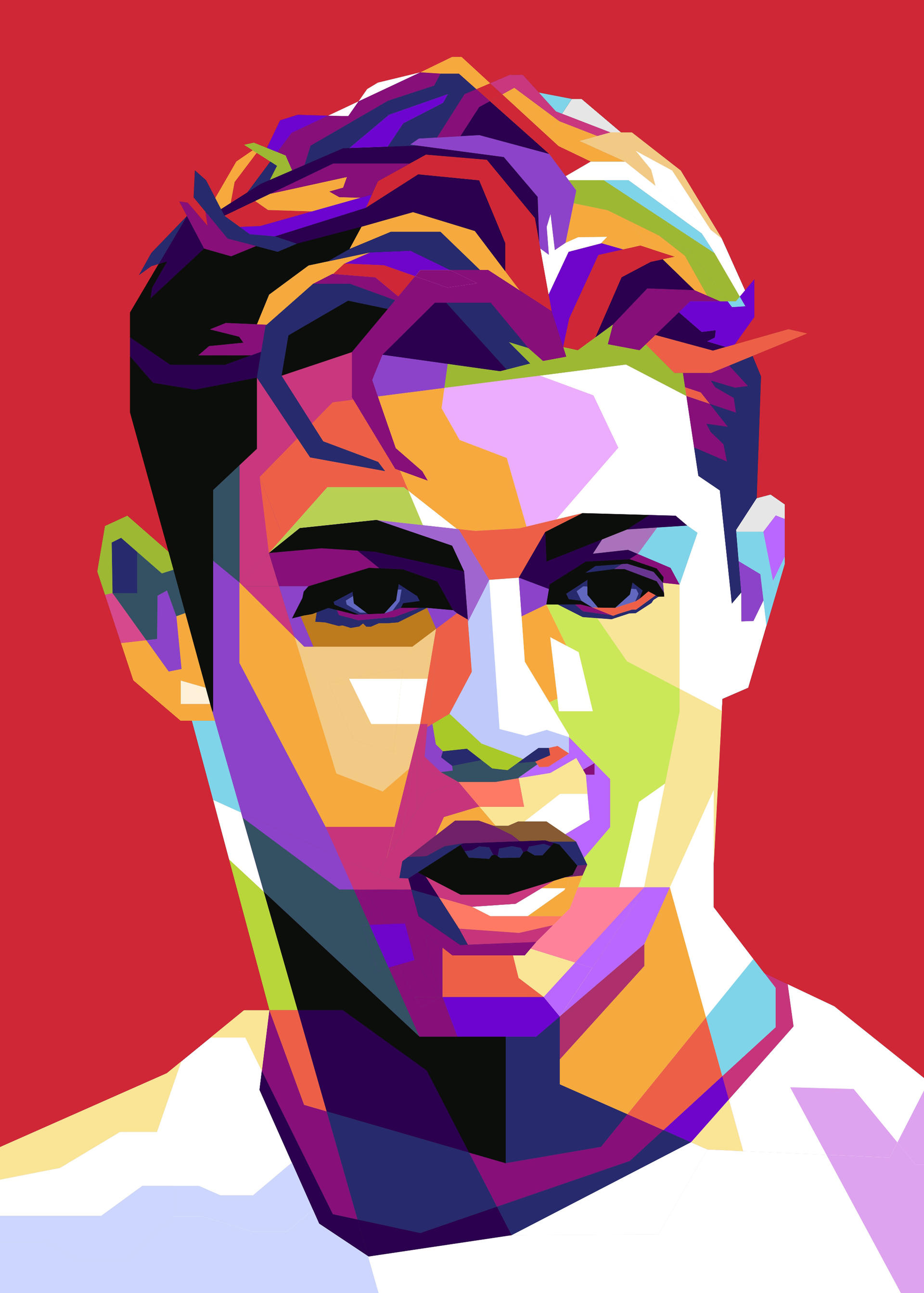 Cristiano Ronaldo Pop Art Portrait by AlKahfiArt on DeviantArt