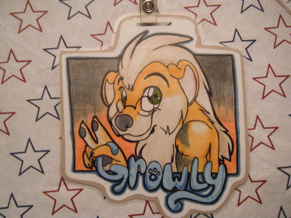 Growly Badge