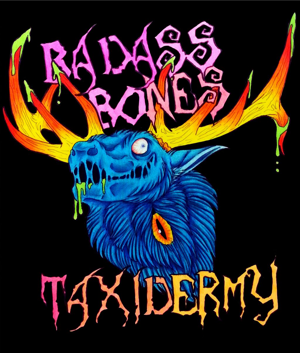 Badass Bones Tshirt Design