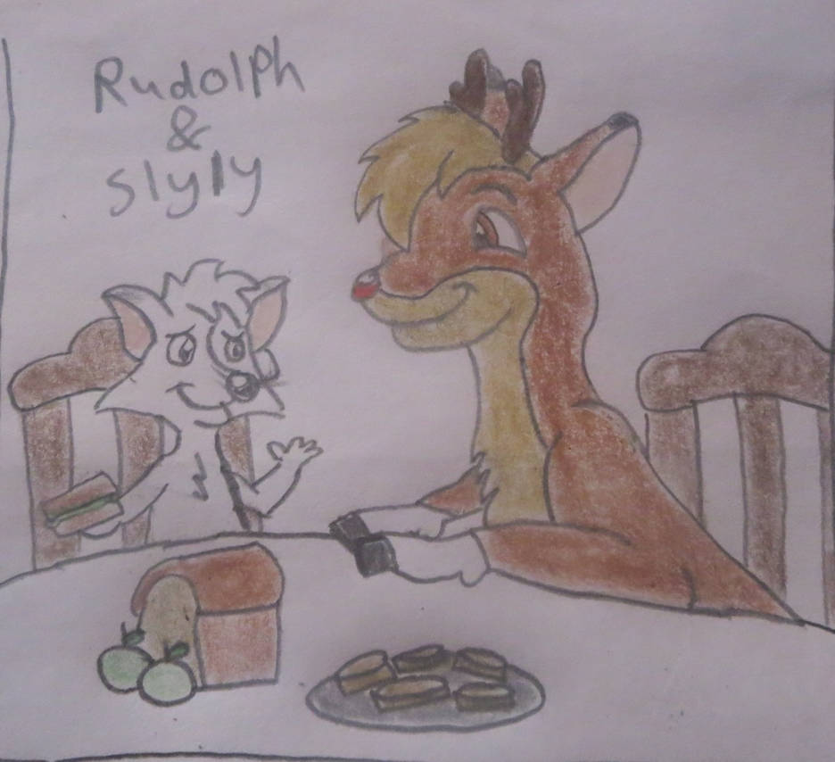 Rudolph and Slyly by Codetski101 on DeviantArt