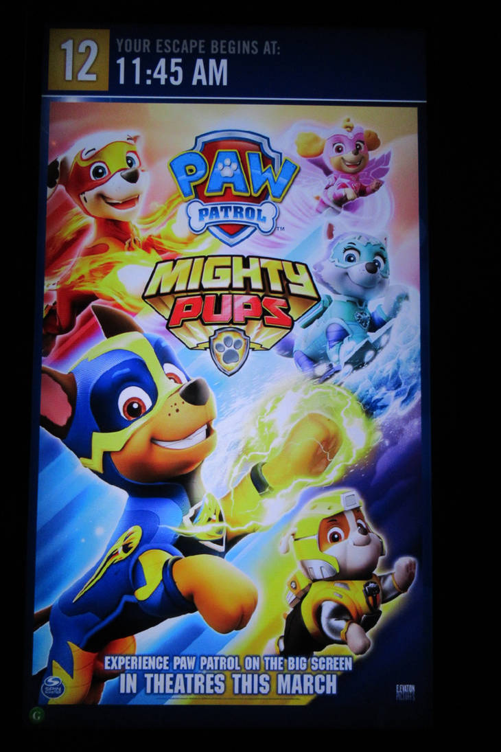 Paw Patrol Mighty Pups Theater Movie Poster by Codetski101 on DeviantArt Paw Patrol Mighty Pups Theater Movie Poster by Codetski101 on DeviantArt