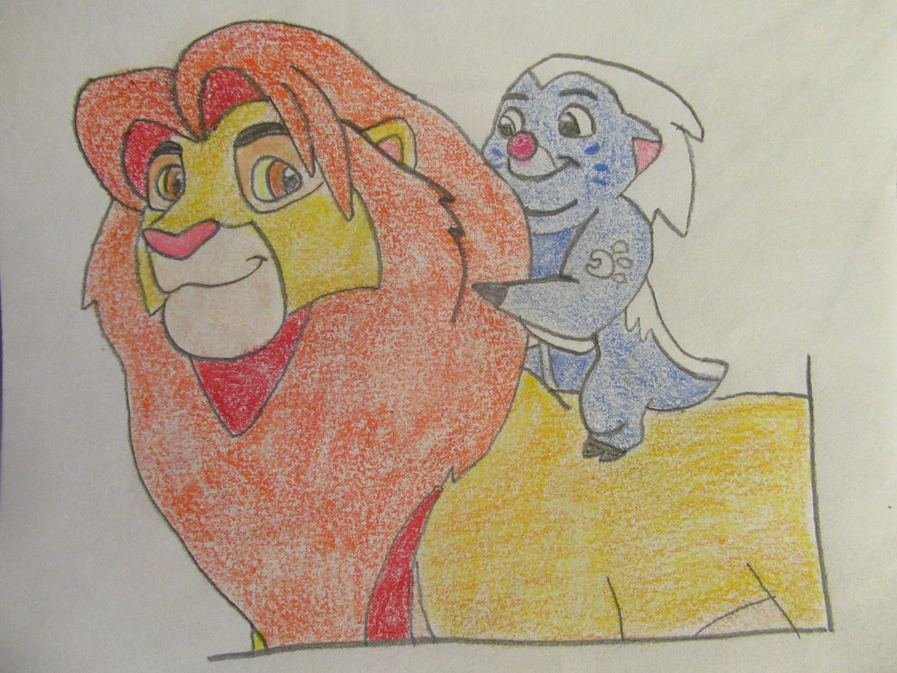Simba and Bunga by Codetski101 on DeviantArt