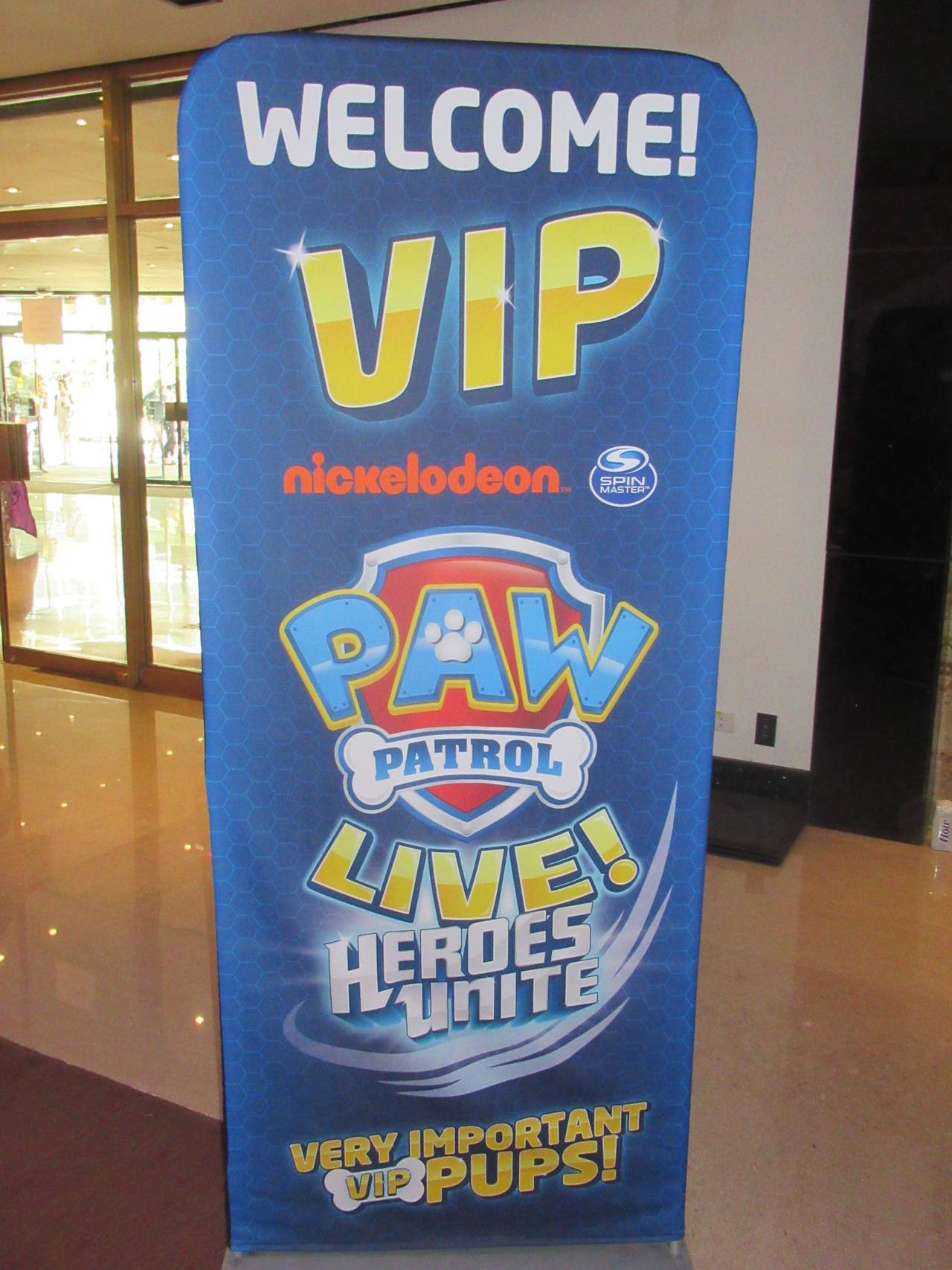 Paw Patrol Live Heroes Unite Welcome VIP Sign by Codetski101 on DeviantArt