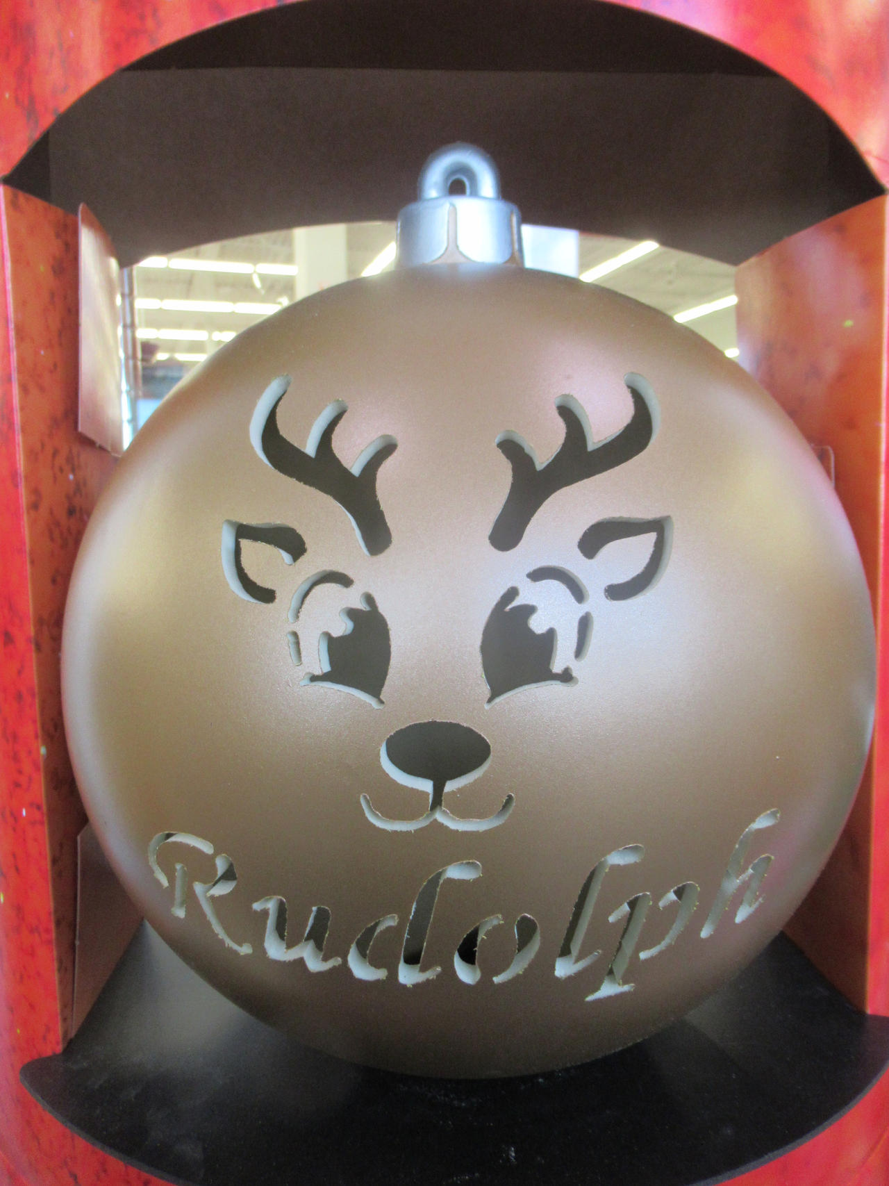 Giant Rudolph Ornament by Codetski101 on DeviantArt
