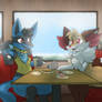 Commission - Cafe day