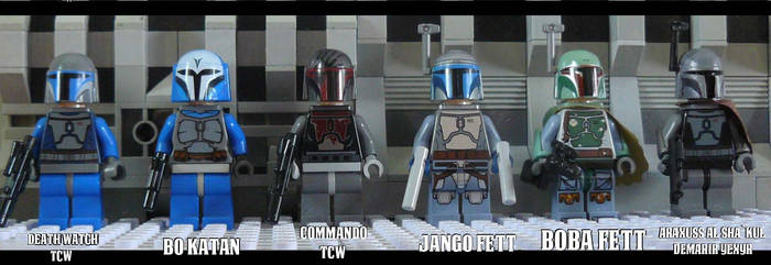 Lego Mandalorians