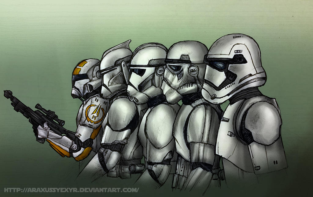 Stormtrooper armor evolution