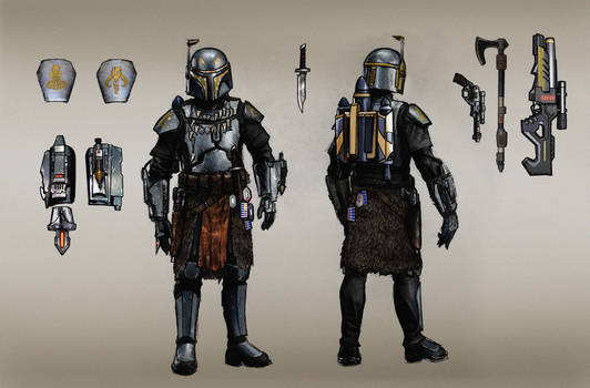 [Commission] ARAN GORAN Mandalorian Armor Concept