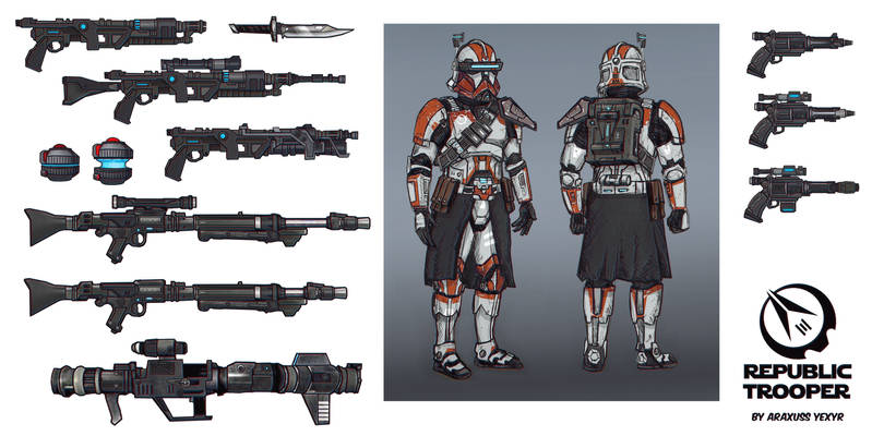 Swtor Commando Rifle (Commission) SWTOR Republic Trooper concept art by AraxussYexyr on ...