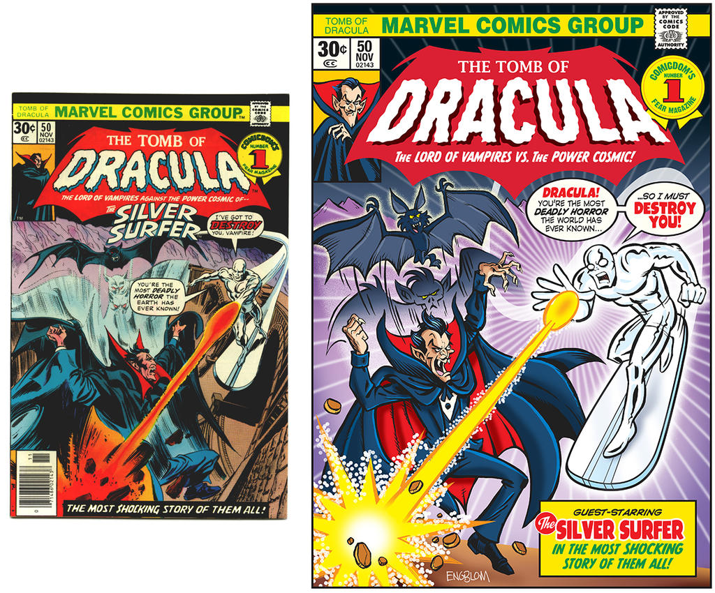 Comic Cover Re-Creation: THE TOMB OF DRACULA #50