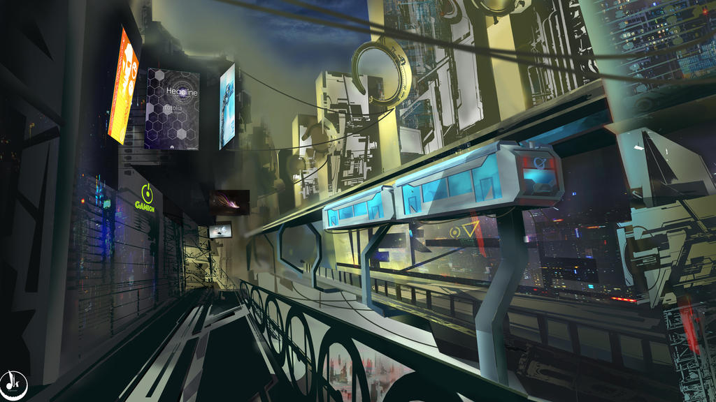 Deviantart Future Future City by Dcristi123 on DeviantArt