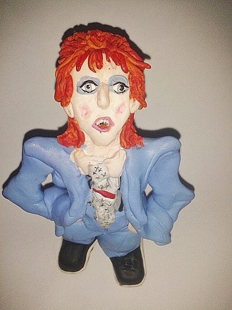 Life on Mars David Bowie Figurine