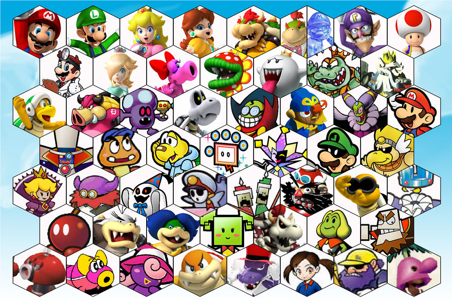 SSB4 Mario Series Roster by The-Koopa-of-Troopa on DeviantArt