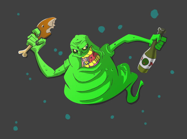 Slimer Exploding Slimer by PascalDelorme1979 on DeviantArt
