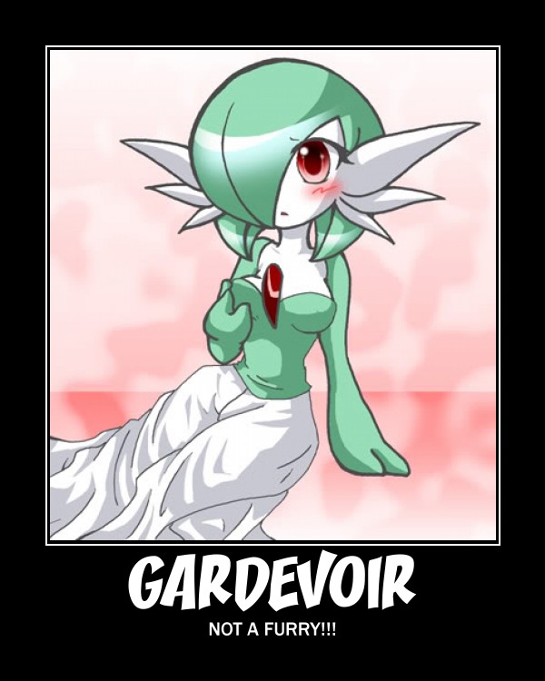 Gardevoir Aren't Furries