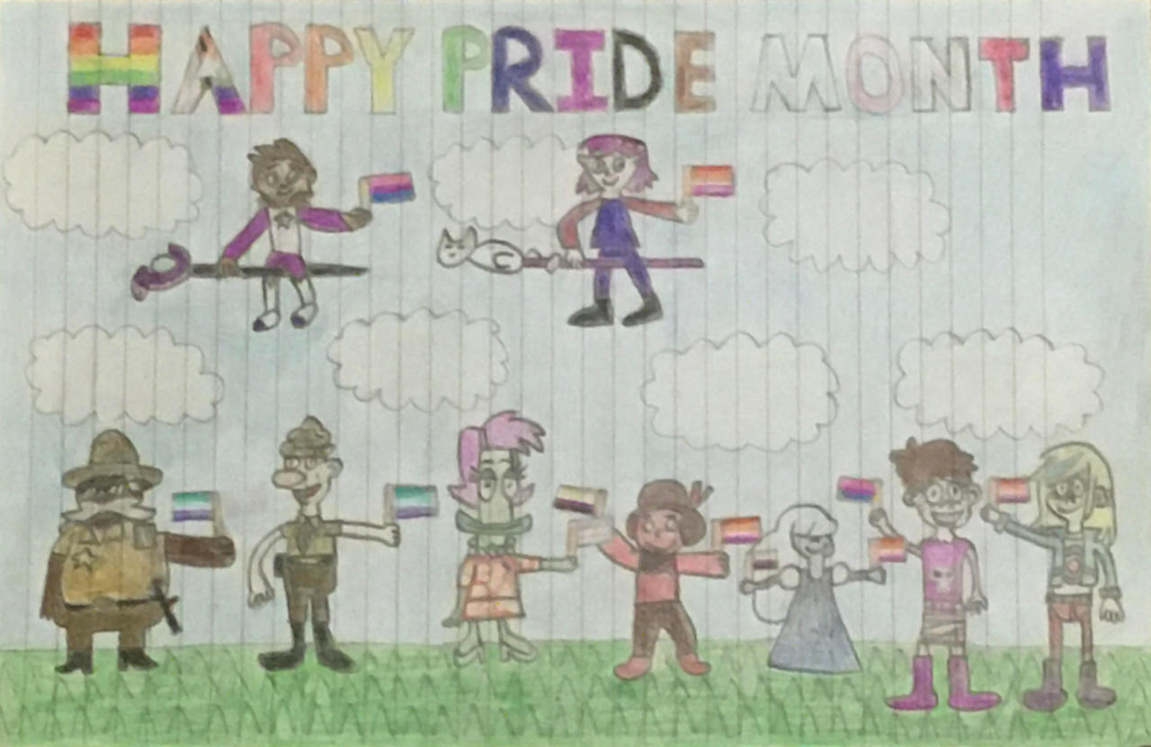 Happy Pride Month Drawing by Splashtraveler47 on DeviantArt