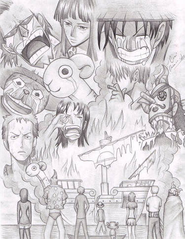 One Piece - Merry Funeral by Uchiky on DeviantArt