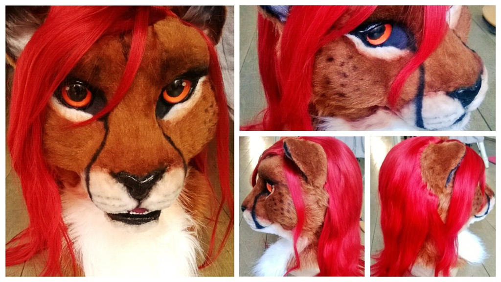 not sure if my fursuit head is ready for furring yet : r/FursuitMaking