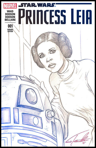 Leia and R2D2