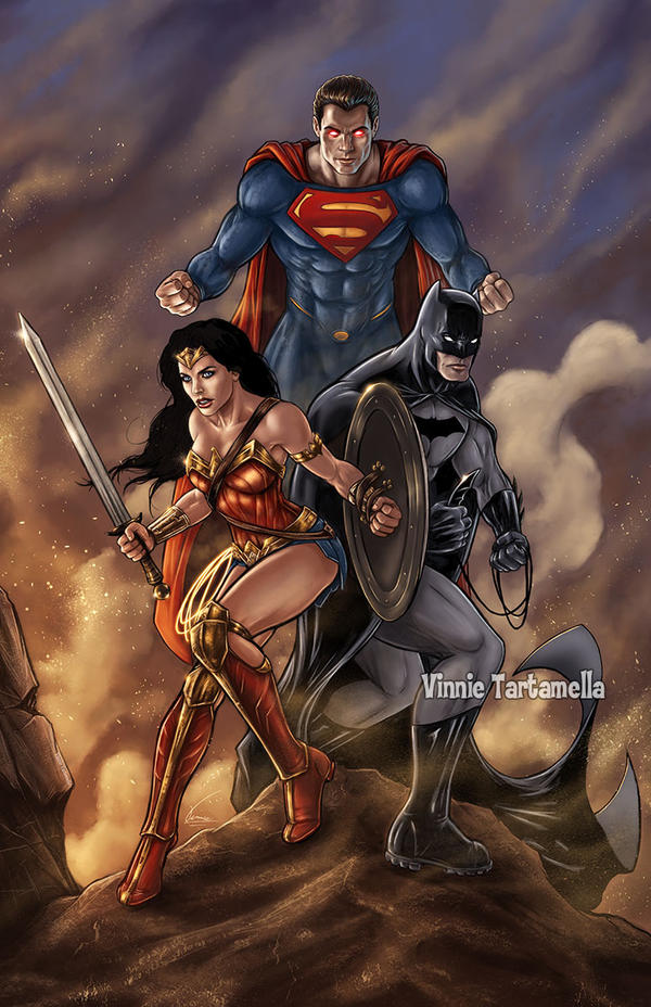 Batman Superman Wonder Woman by VinRoc on DeviantArt