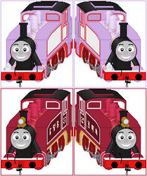 Rosie the Lavender Engine 3D View