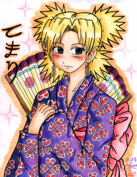 Temari in kimono