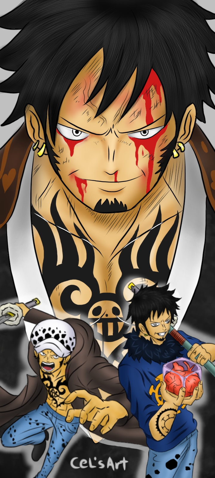 Trafalgar Law Wallpaper by celceb on DeviantArt Trafalgar Law Wallpaper by celceb on DeviantArt