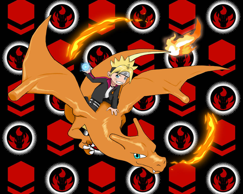 Boruto and Charizard