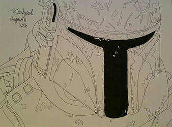 Inked Boba Fett