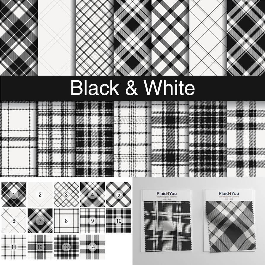 Black and white checkered patterns by zvolmacondson on DeviantArt