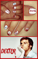 Dexter Morgan inspired nails