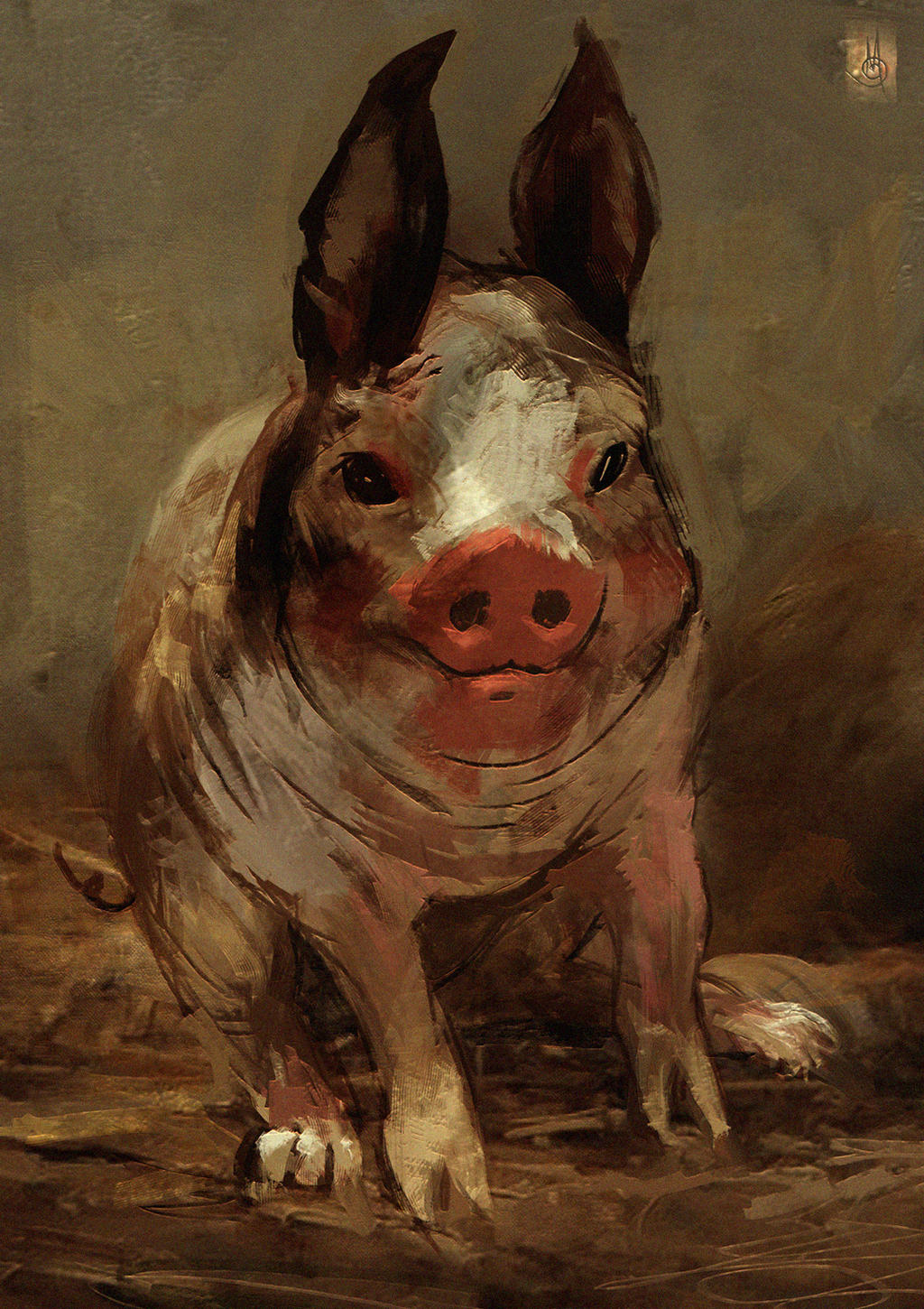 Half rabbit half pig by muratgul on DeviantArt