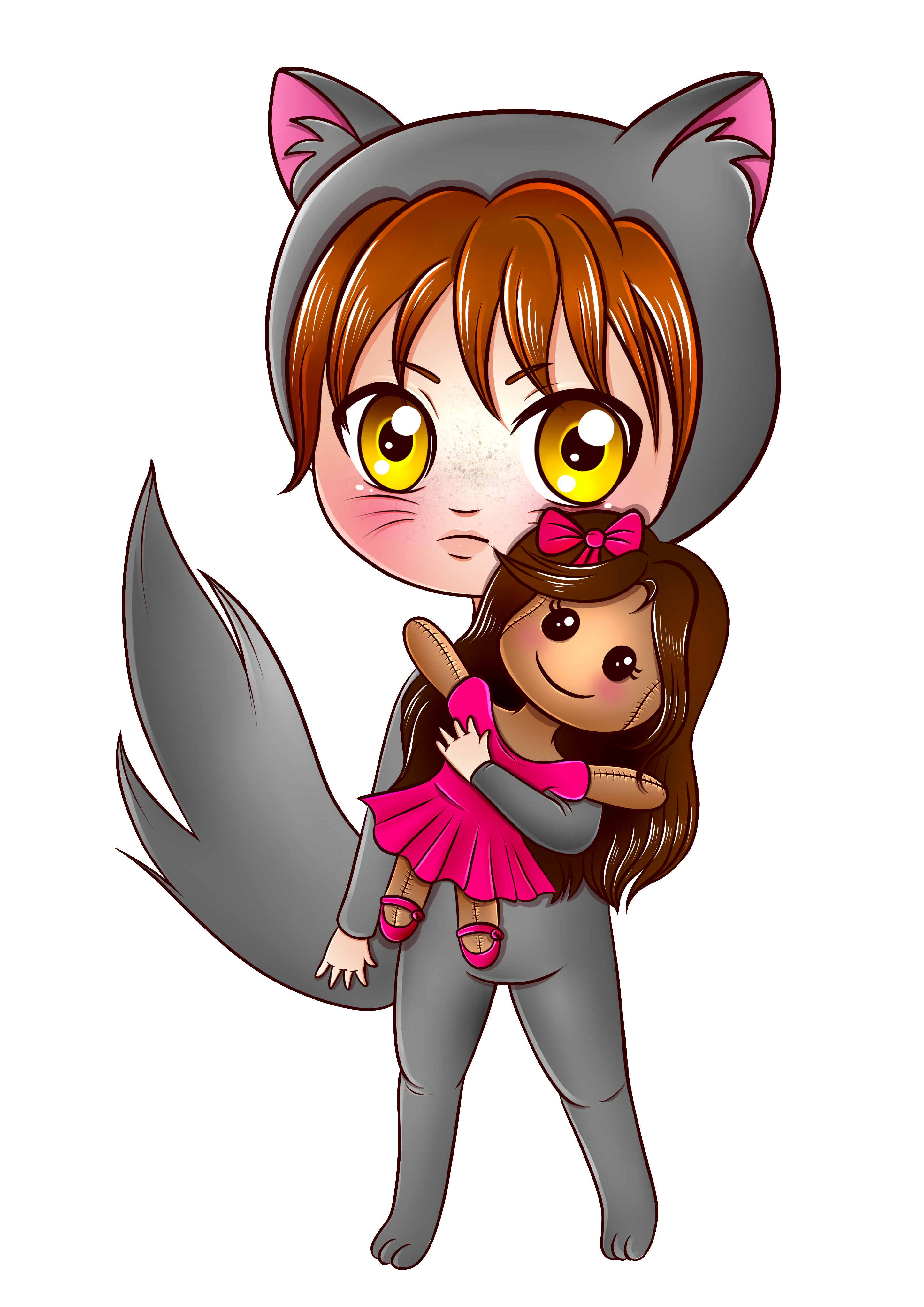 Cute Chibi Cat Boy (Norvy by Kiria EternaLove) by KiriaEternaLove