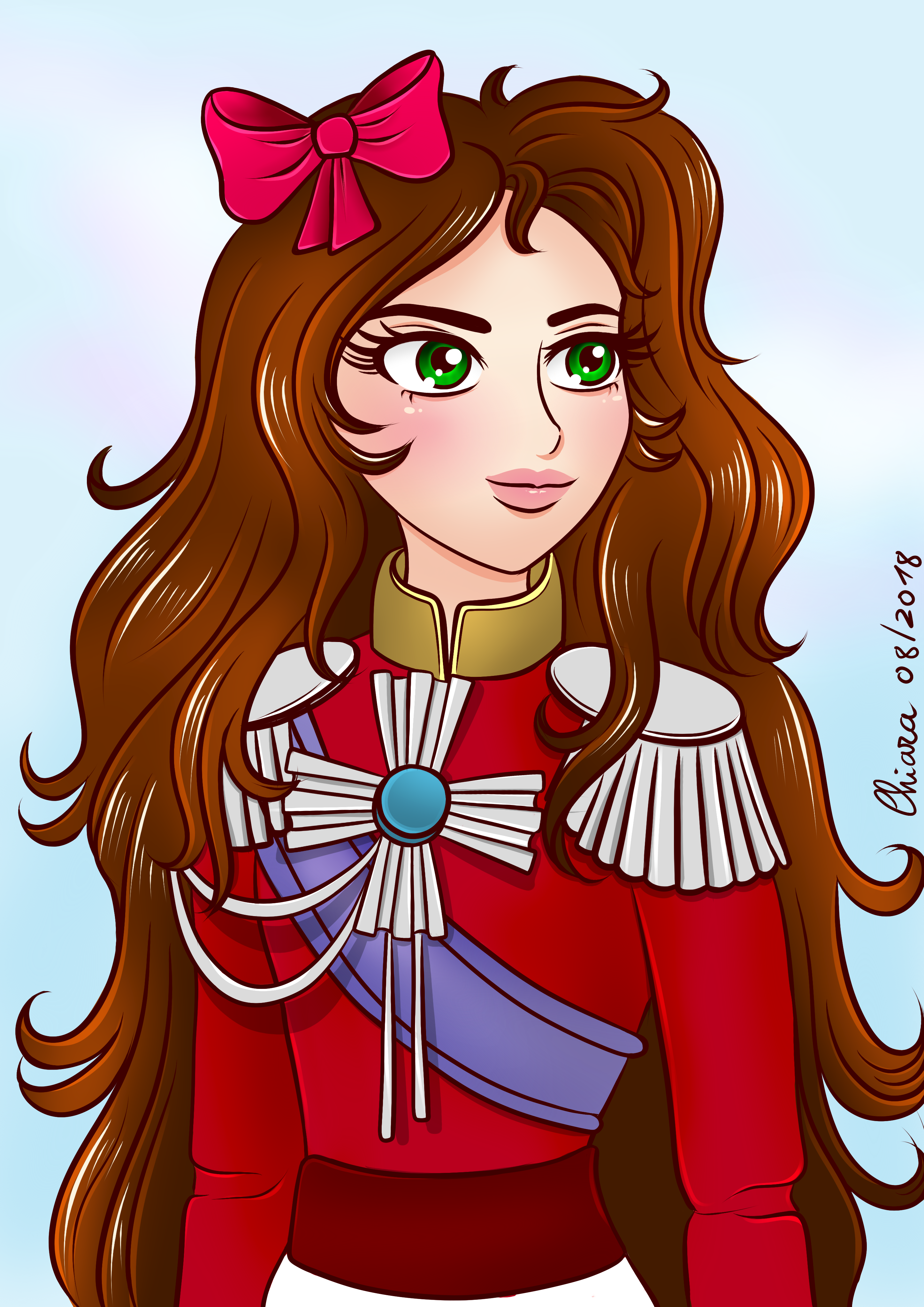 KiriOscar - Kiria dressed like Lady Oscar by KiriaEternaLove
